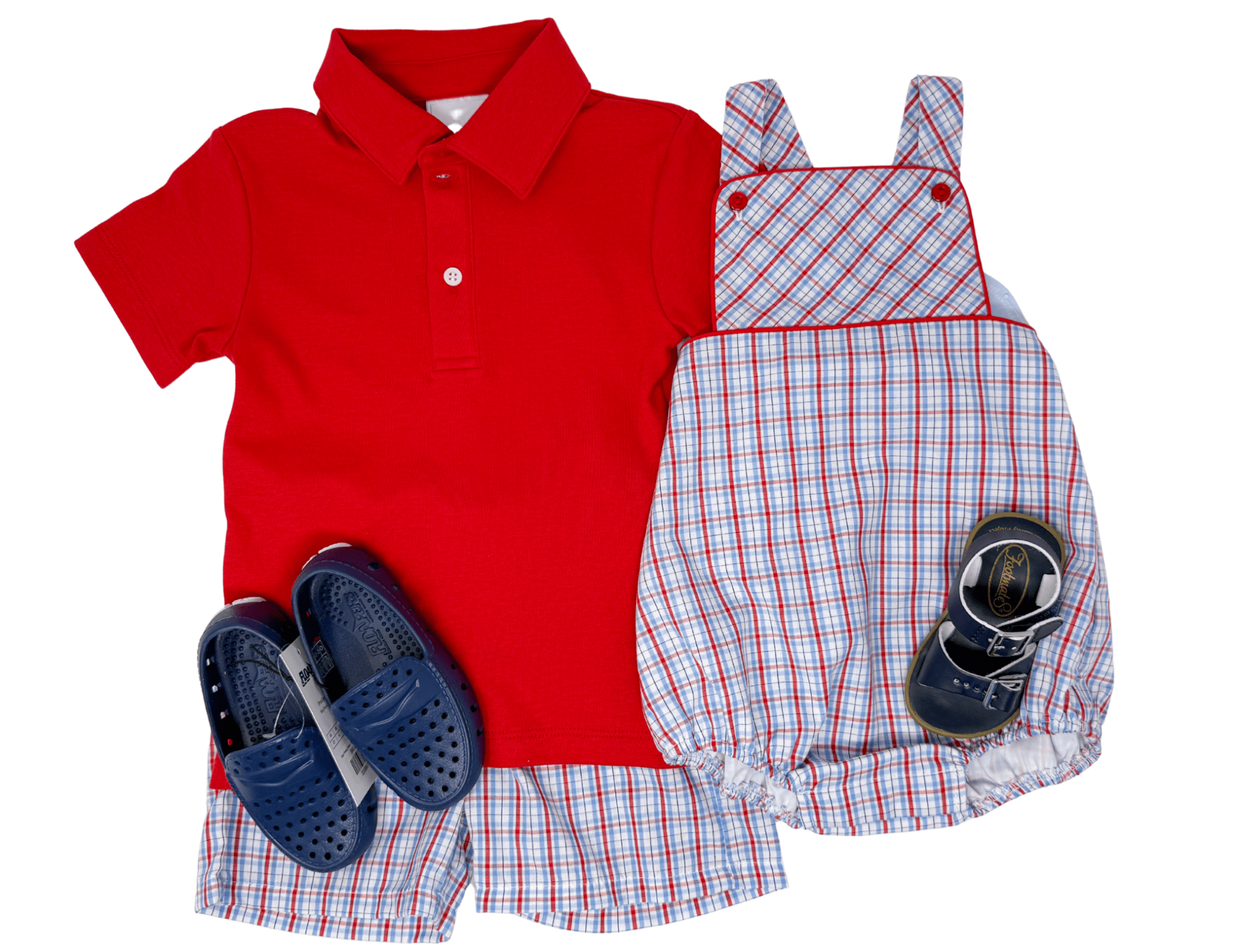 Basic Short - Patriotic Plaid Boys Shorts Little English