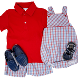 Basic Short - Patriotic Plaid Boys Shorts Little English