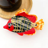 Fish Claw Clip - Yellow/Black Hair Accessories TheDivaSoap
