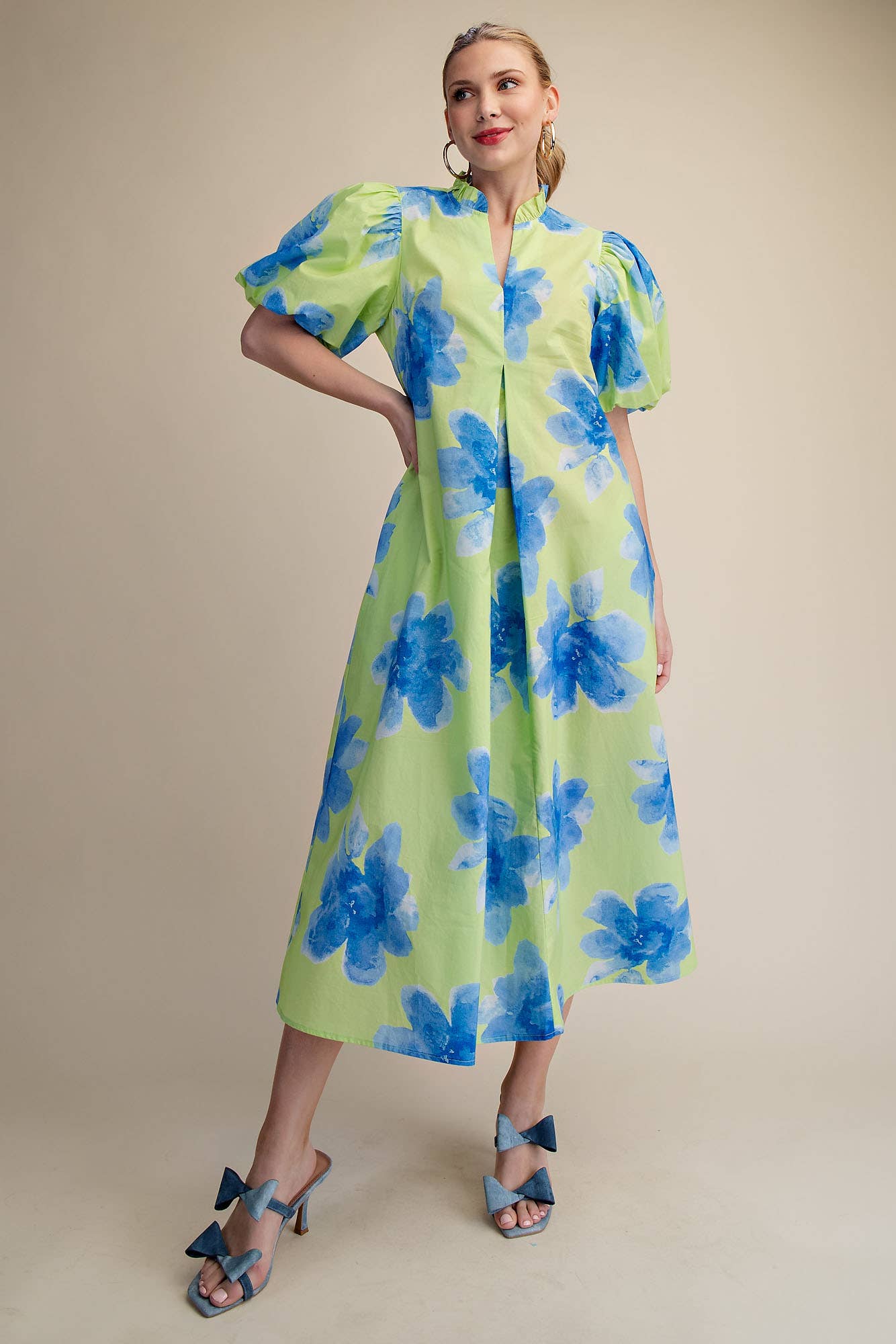 Lime Blossom Lane Dress Long Dresses Glam