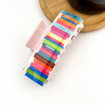 Colorful Book-Shaped Hair Claw Clip, Library Souvenirs: C Hair Accessories TheDivaSoap
