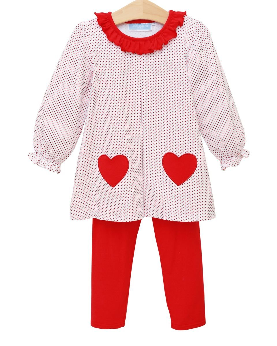 Be Mine Bloomer Pants Set - Sugar Babies Children's Boutique/Meg's Shoppe