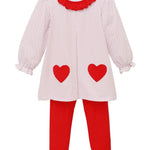 Be Mine Bloomer Pants Set - Sugar Babies Children's Boutique/Meg's Shoppe
