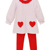 Be Mine Bloomer Pants Set - Sugar Babies Children's Boutique/Meg's Shoppe