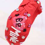 Be Mine Headband Red Hair Accessories Caroline Hill