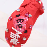 Be Mine Headband Red Hair Accessories Caroline Hill