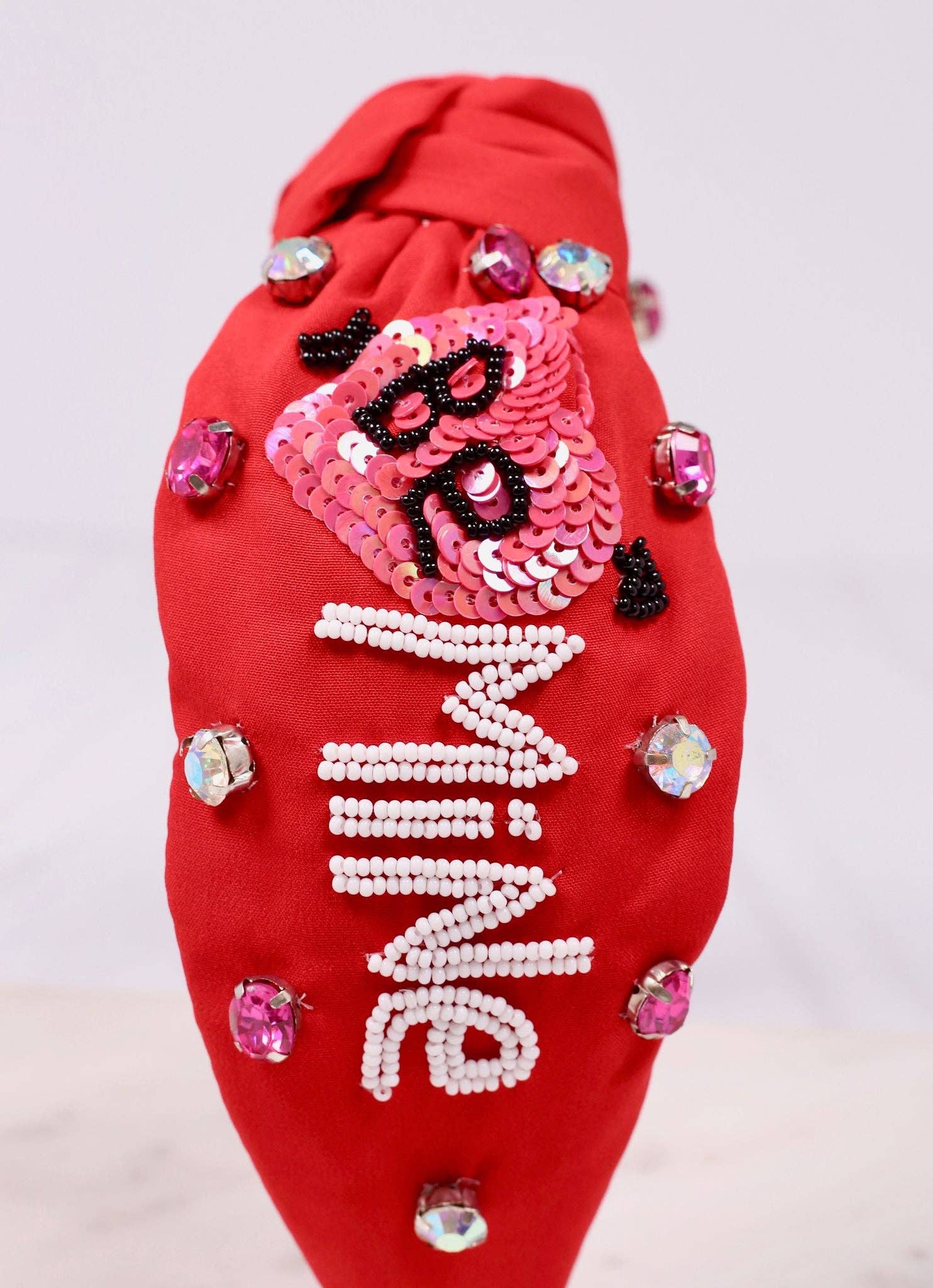 Be Mine Headband Red Hair Accessories Caroline Hill