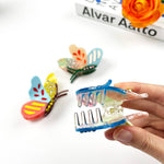 Colorful Cartoon Butterfly Claw Clip Diamond Hair Clips: C Hair Accessories TheDivaSoap