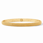 Beaded Eternity Bangle - Cabochon Gold - Small Bracelets Julie Vos