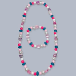 Beaded Necklace & Bracelet Set Kids Jewelry Jeanine's Enterprises