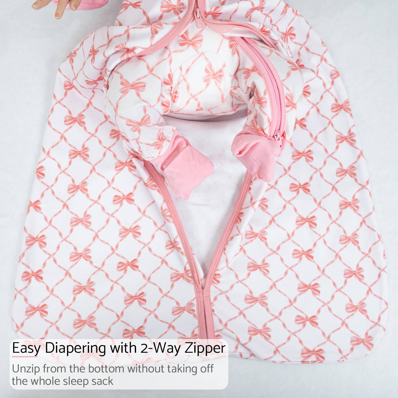 Beautiful Bows Baby Girl Sleep Sack Baby Accessories LollyBanks