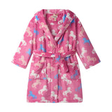 Beautiful Horses Fuzzy Fleece Robe Kids Pajamas Hatley