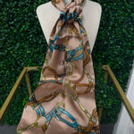 Belle Equestrian Satin Scarf - Sugar Babies Children's Boutique/Meg's Shoppe