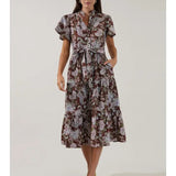 Bellucci Poplin Midi Dress Long Dresses Sugarlips
