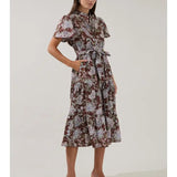 Bellucci Poplin Midi Dress Long Dresses Sugarlips