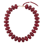 Bentley Necklace - Burgundy - Sugar Babies Children's Boutique/Meg's Shoppe
