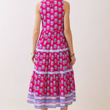 Berry Bright Midi Dress Long Dresses TCEC