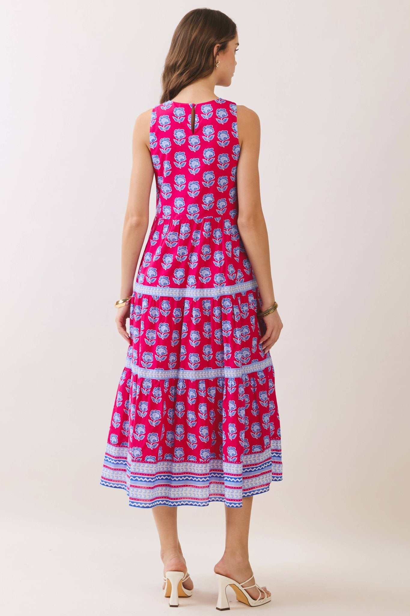 Berry Bright Midi Dress Long Dresses TCEC