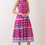 Berry Bright Midi Dress Long Dresses TCEC