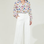 Bess Butterfly Long Sleeve Blouse Tops Sugarlips