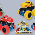 Big Foot Dinosaur Friction Car - Assorted Toys Jeanine's Enterprises