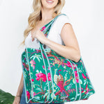 Bird Quilted Tote Bag Purses + Totes LA Soul