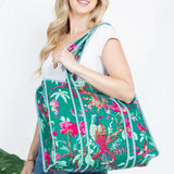 Bird Quilted Tote Bag Purses + Totes LA Soul