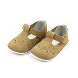 Birdie T-Strap Mary Jane - Nubuck Khaki Girls Shoes L'Amour