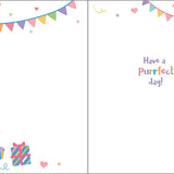 Birthday Greeting Card - Birthday Kitty Paper Goods GINA B DESIGNS