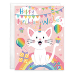 Birthday Greeting Card - Birthday Kitty Paper Goods GINA B DESIGNS