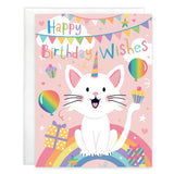 Birthday Greeting Card - Birthday Kitty Paper Goods GINA B DESIGNS