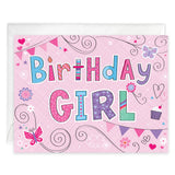 Birthday Greeting Card - Pink Birthday Banners Paper Goods GINA B DESIGNS