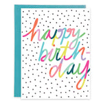 Birthday Greeting Card - Polka Dot Birthday Paper Goods GINA B DESIGNS