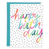 Birthday Greeting Card - Polka Dot Birthday Paper Goods GINA B DESIGNS