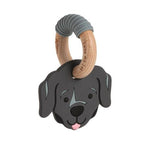 Black Lab Dog Teether Baby Accessories Mudpie