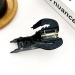 Black Wolf Claw Clip - Black Hair Accessories TheDivaSoap