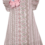 Blayke Dress - Pretty Pink Trellis Girls Play Dresses The Oaks Apparel Company