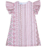 Blayke Dress - Pretty Pink Trellis Girls Play Dresses The Oaks Apparel Company