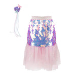 Bling Bling Mermaid Skirt & Hairclip Set Kids Misc Accessories Great Pretenders