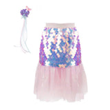 Bling Bling Mermaid Skirt & Hairclip Set Kids Misc Accessories Great Pretenders