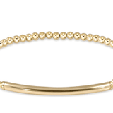 Bliss Bar Smooth Gold 3mm Bracelet Bracelets enewton