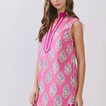 Bloom Contrast Mini Dress Short Dresses TCEC