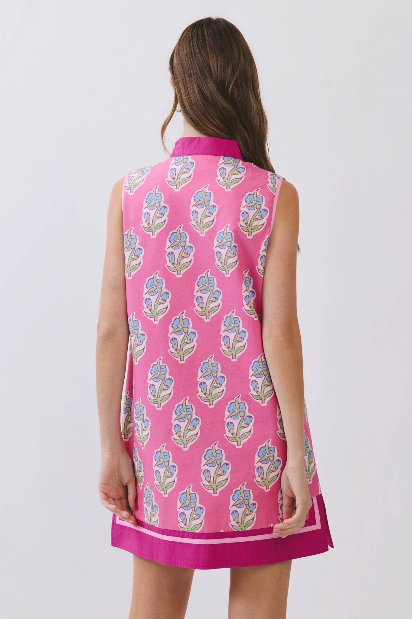 Bloom Contrast Mini Dress Short Dresses TCEC