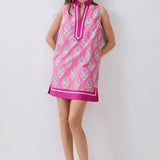Bloom Contrast Mini Dress Short Dresses TCEC