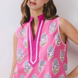 Bloom Contrast Mini Dress Short Dresses TCEC