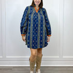 Blossom Path Dress - Navy Short Dresses Jodifl