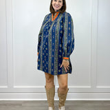 Blossom Path Dress - Navy Short Dresses Jodifl