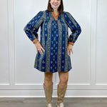 Blossom Path Dress - Navy Short Dresses Jodifl