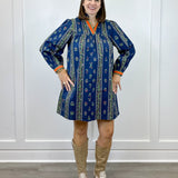 Blossom Path Dress - Navy Short Dresses Jodifl