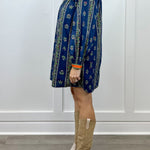 Blossom Path Dress - Navy Short Dresses Jodifl